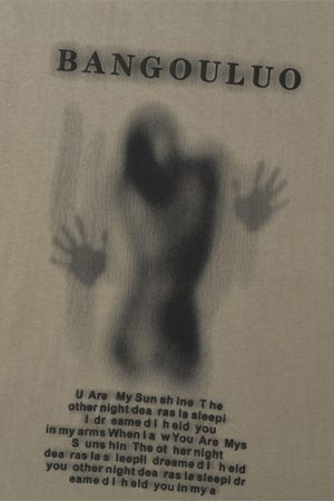 Concert Outfit Dark Silhouette Print T-Shirt