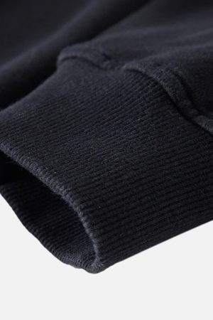 Concert Outfit Dark Style Hooded Loose Sweatshirt