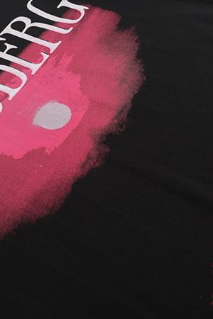 Concert Outfit Dark Sunset Ocean Print Street Rap T-Shirt