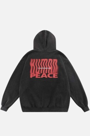 Concert Outfit Darkness Shadow Graphic Hoodie