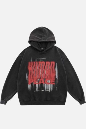 Concert Outfit Darkness Shadow Graphic Hoodie