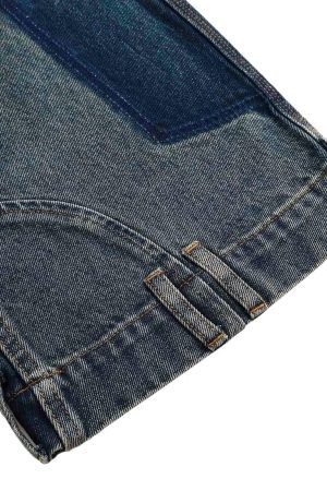 Concert Outfit Deconstructed Ankle Loop Straight Jeans