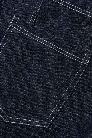 Concert Outfit Deconstructed Contrast Stitching Barrel Jeans