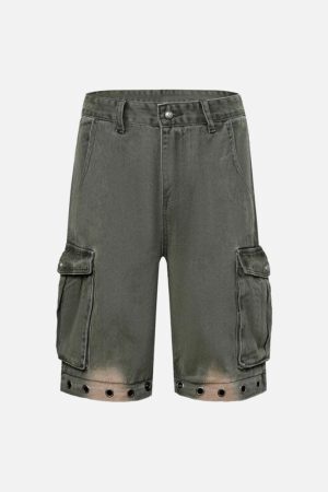 Concert Outfit Deconstructed Detachable Split Cargo Jeans