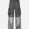 Concert Outfit Deconstructed Detachable Split Cargo Jeans
