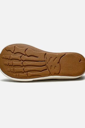 Concert Outfit Deconstructed Distressed PU Leather Casual Shoes