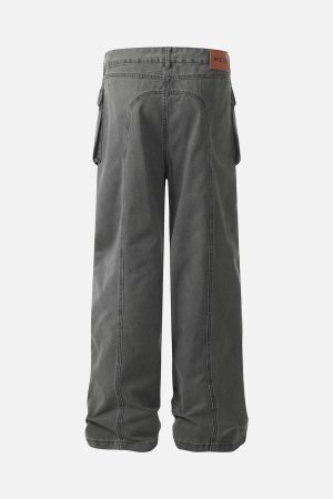 Concert Outfit Deconstructed Multi Pocket Cargo Pants