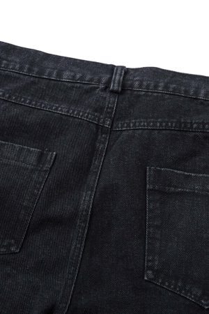 Concert Outfit Deconstructed Split Pleated Pocket Cargo Jeans