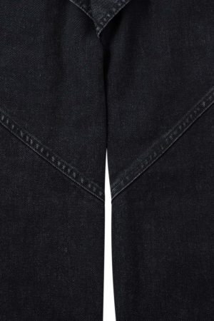 Concert Outfit Deconstructed Split Pleated Pocket Cargo Jeans