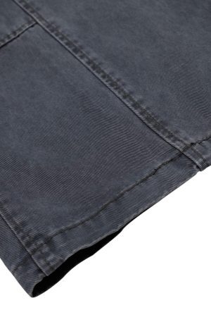 Concert Outfit Deconstructed Split Straight Leg Jeans