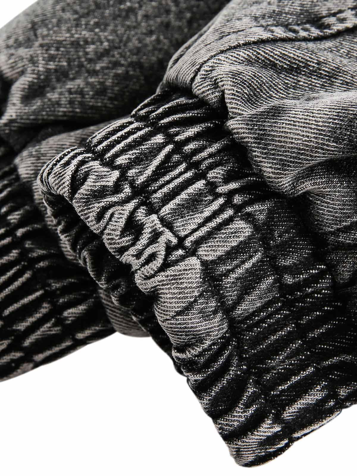 Concert Outfit Deconstructed Stand Collar Denim Jacket Concert Outfit Deconstructed Stand Collar Denim Jacket