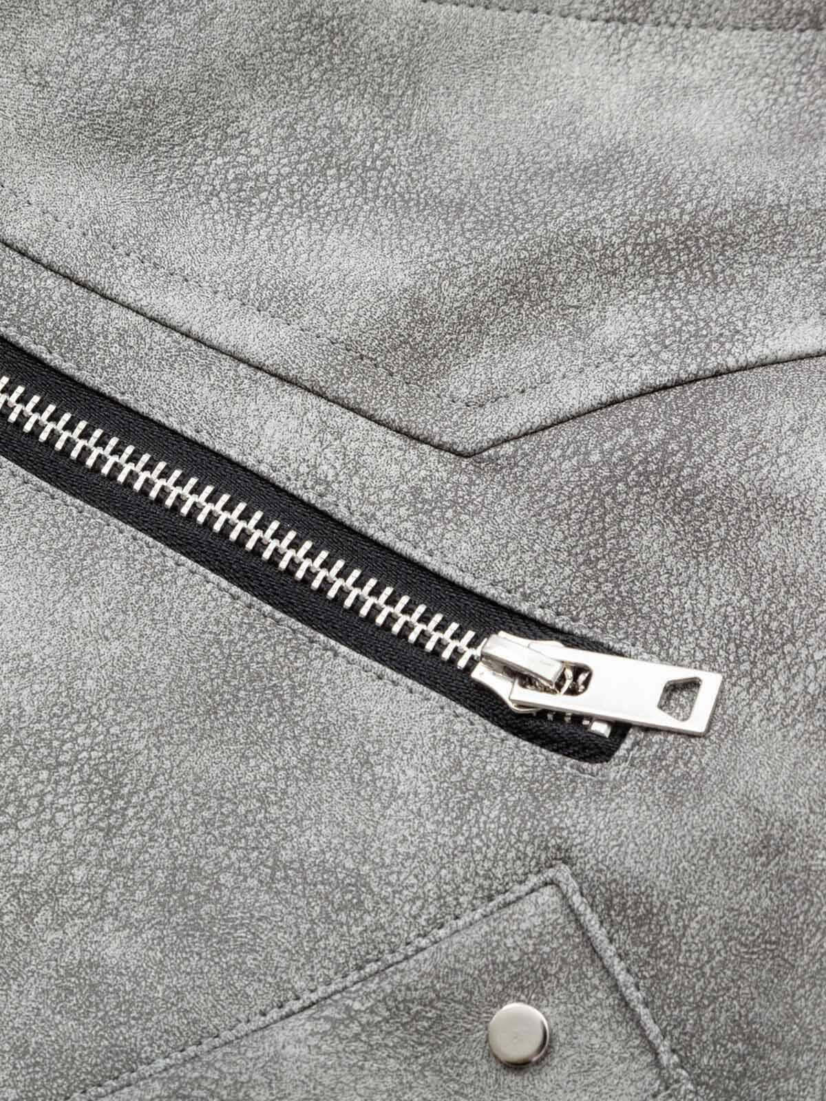 Concert Outfit Deconstructed Zip Up Leather Bomber Jacket Concert Outfit Deconstructed Zip Up Leather Bomber Jacket