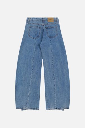 Concert Outfit Deconstruction Design Loose Jeans