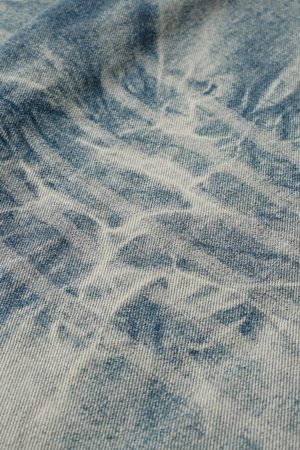 Concert Outfit Deconstruction Patchwork Washed Loose Jeans