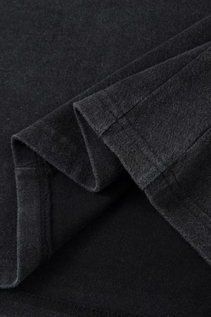 Concert Outfit Deconstruction Split Embroidered T-Shirt