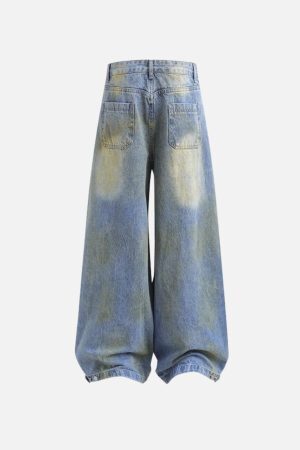 Concert Outfit Deconstructive Patchwork Jeans