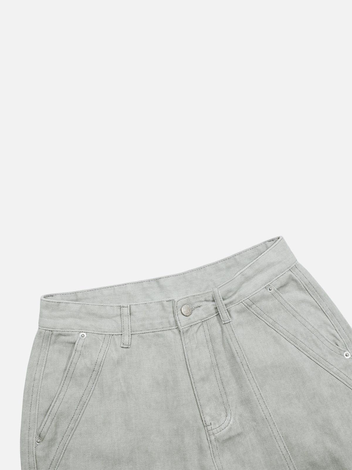 Concert Outfit Deconstructive Patchwork Washed Jeans Concert Outfit Deconstructive Patchwork Washed Jeans