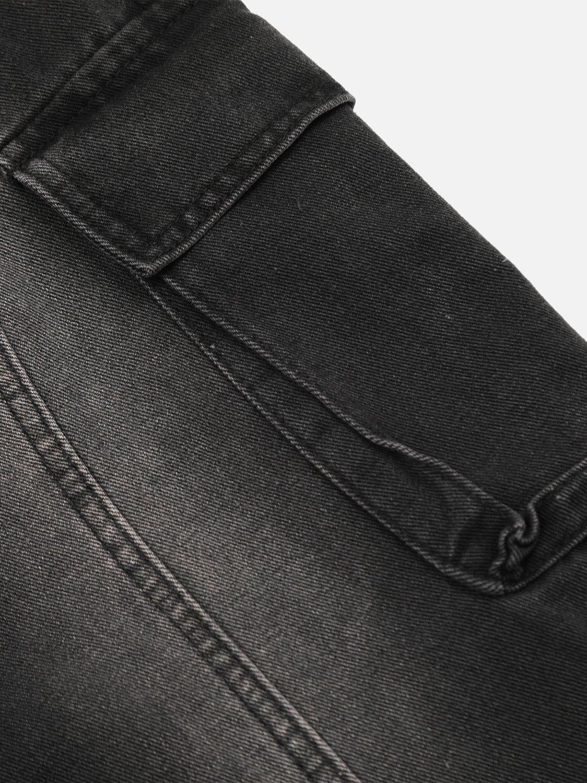 Concert Outfit Deconstructive Washed Loose Jeans Concert Outfit Deconstructive Washed Loose Jeans