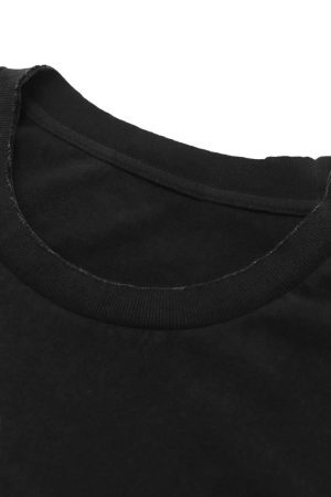 Concert Outfit Demon Skull Print T-Shirt