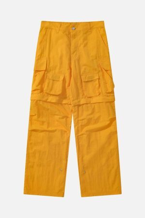 Concert Outfit Detachable Multi-Pocket Work Pants