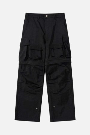 Concert Outfit Detachable Multi-Pocket Work Pants
