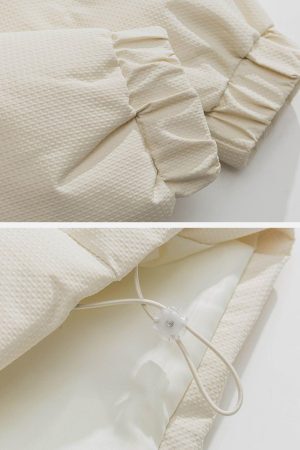 Concert Outfit Detachable Sleeve Winter Coat