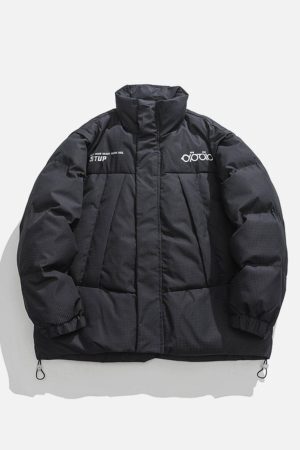 Concert Outfit Detachable Sleeve Winter Coat