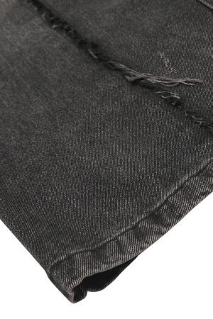 Concert Outfit Detressed Raw Edge Multi-Pocket Cargo Jeans