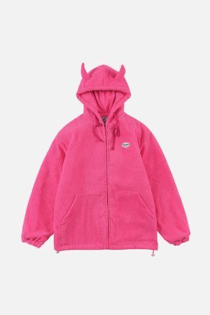 Concert Outfit Devil Hood Jacket