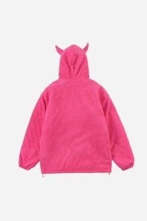 Concert Outfit Devil Hood Jacket