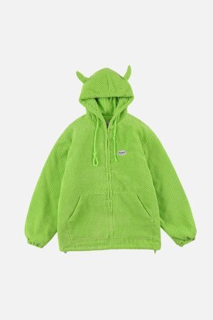 Concert Outfit Devil Hood Jacket