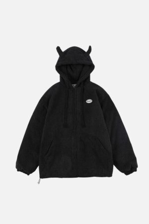 Concert Outfit Devil Hood Jacket