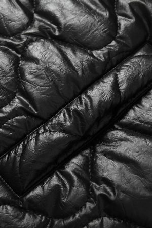 Concert Outfit Diamond Quilted Letter Embroidery Quilted Jacket