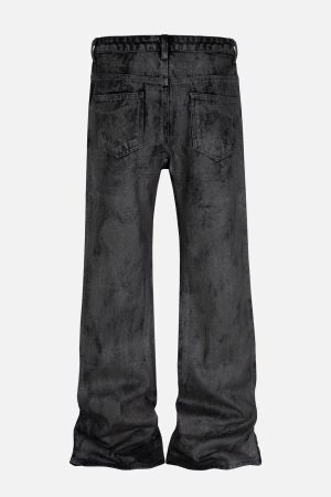 Concert Outfit Dip-Dye Washed Jeans