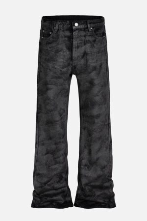 Concert Outfit Dip-Dye Washed Jeans