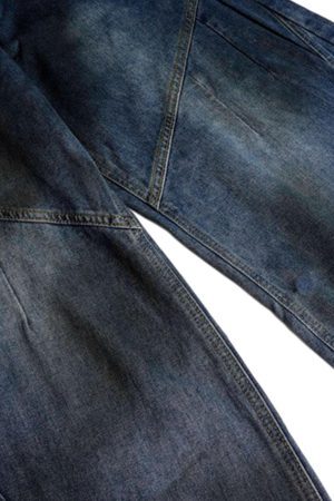 Concert Outfit Dirty Dye Baggy Barrel Jeans