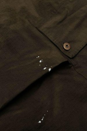 Concert Outfit Dirty Dyed Distressed Cargo Jorts