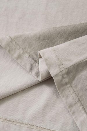 Concert Outfit Dirty-Dyed Washed Crew Neck T-Shirt