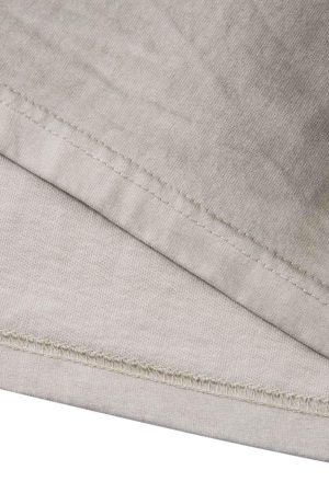 Concert Outfit Dirty-Dyed Washed Crew Neck T-Shirt