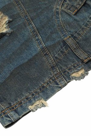 Concert Outfit Dirty Dyed Washed Straight Jeans