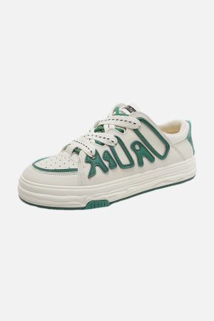 Concert Outfit Dissolving Sole Patchwork Skate Shoes