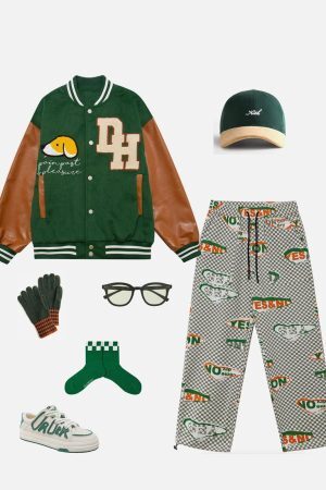 Concert Outfit Dissolving Sole Patchwork Skate Shoes