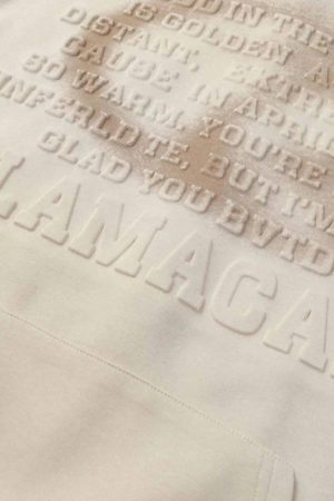 Concert Outfit Distressed 3D Steel Print Hip-Hop Pullover Hoodie