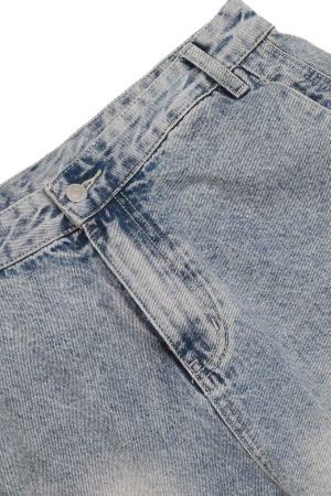 Concert Outfit Distressed Baggy Barrel Jeans