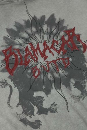 Concert Outfit Distressed Batik Graphic T-Shirt