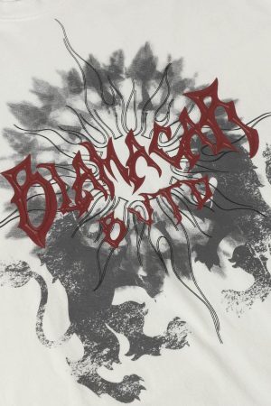 Concert Outfit Distressed Batik Graphic T-Shirt