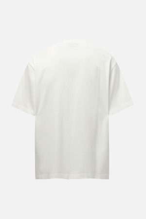 Concert Outfit Distressed Batik Graphic T-Shirt