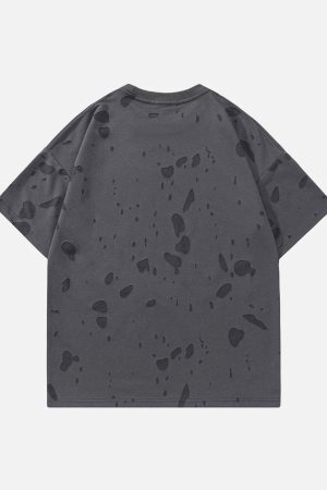 Concert Outfit Distressed Butterfly Tee