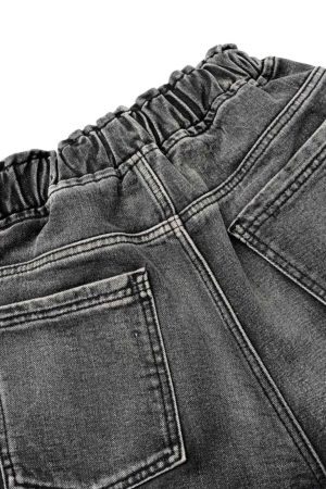 Concert Outfit Distressed Cargo Denim Shorts