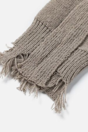 Concert Outfit Distressed Deconstructive Patchwork Sweater